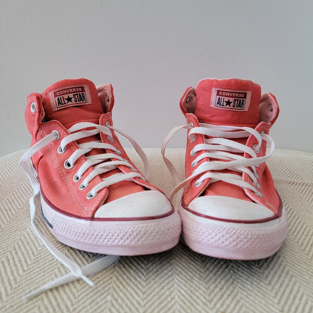Converse Unisex Adults Pink High-Top Sneakers